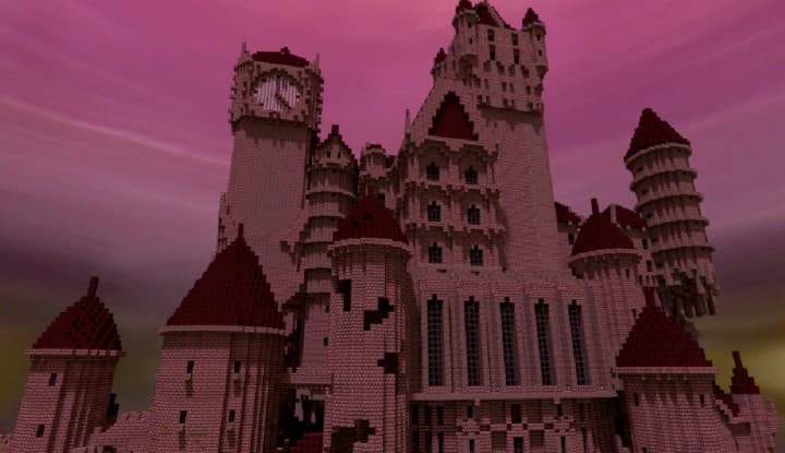 Minecraft Castlevania 3d model