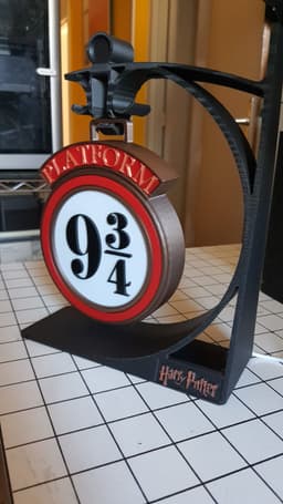 Harry Potter Platform 9 3/4 Lamp (serious remix) 3d model