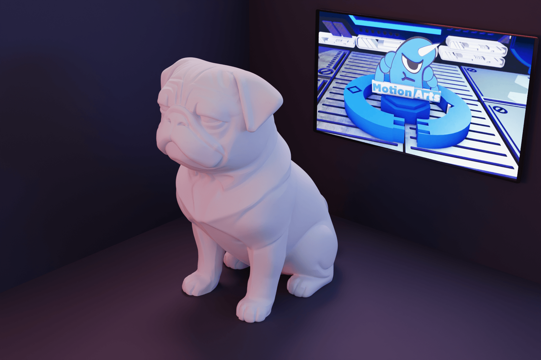 Pug.stl 3d model