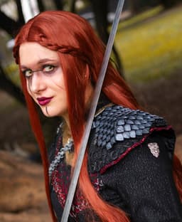 Articulated Scalemail Shoulder Armor 3d model