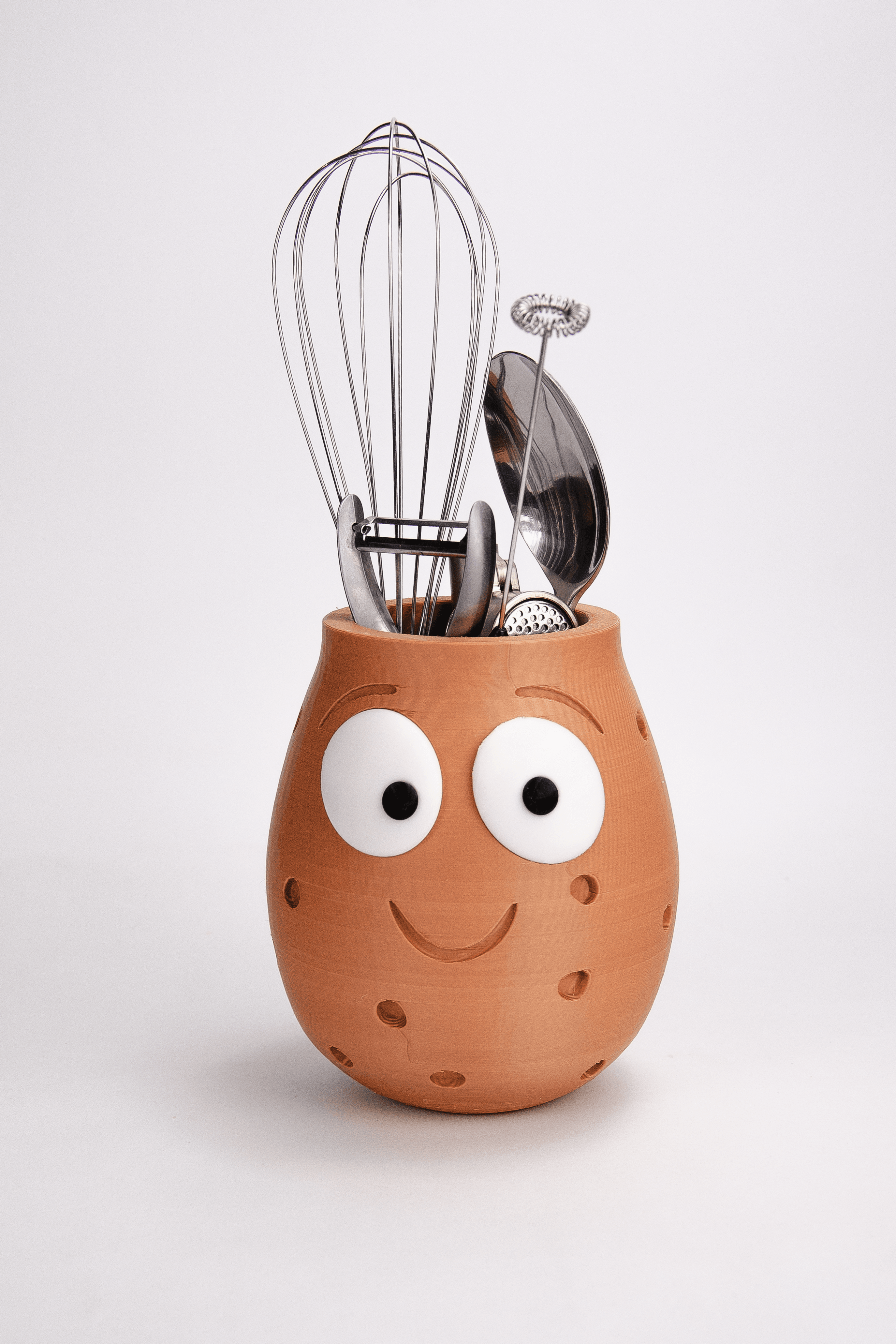 Happy Potato Utensil Holder 3d model