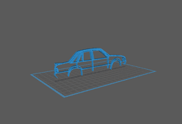 Opel - Commodore Wall Art 3d model