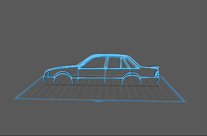 Opel - Commodore Wall Art 3d model