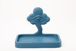Eye Tree Tray – Surrealist Soap Dish or Organizer with Cloud & Eye Design 3d model