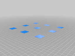Yet another leveling grid. 3d model