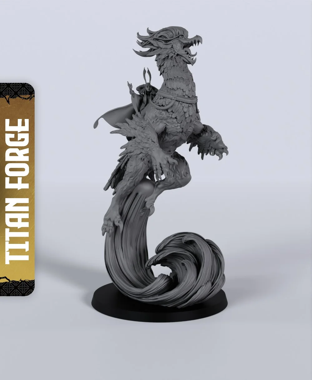 Fae Steed - With Free Dragon - 5e DnD Inspired for RPG and Wargamers 3d model