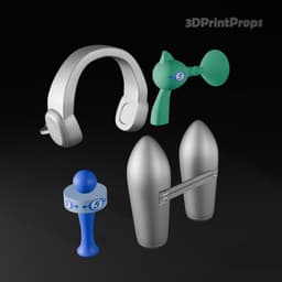Ulala form Space Channel 5 cosplay accessories 3d model