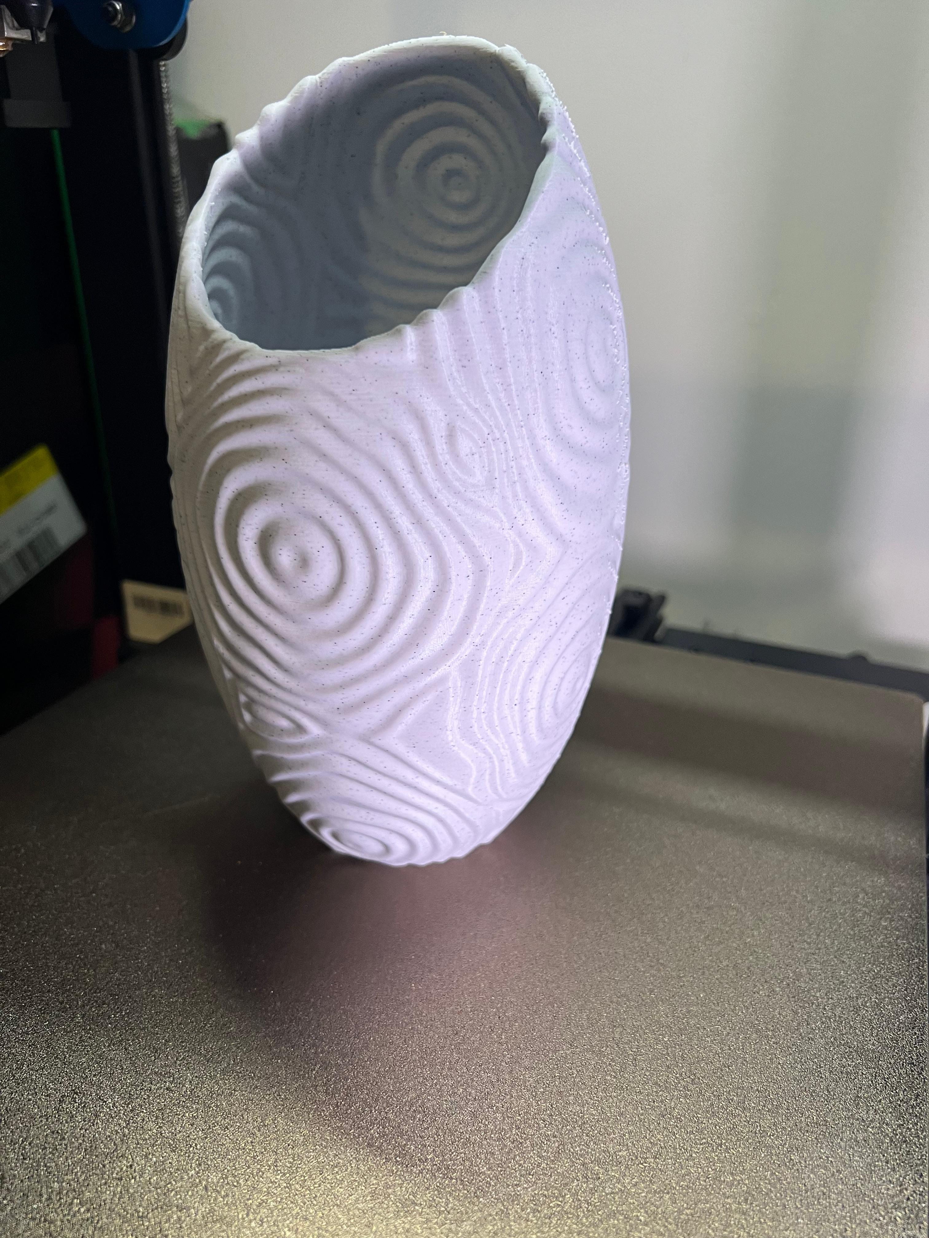 Ripple Vase (Ovoid) - THE BEST VASE I HAVE PRINTED YET - 3d model