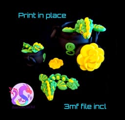 Mini Shamrock and stash *Personal Use* 3d model