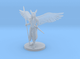 Valkyrie - Valkyrie - 3d print render - D&D - 3d model