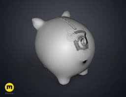 Save 'n' Smash Piggy Bank 3d model