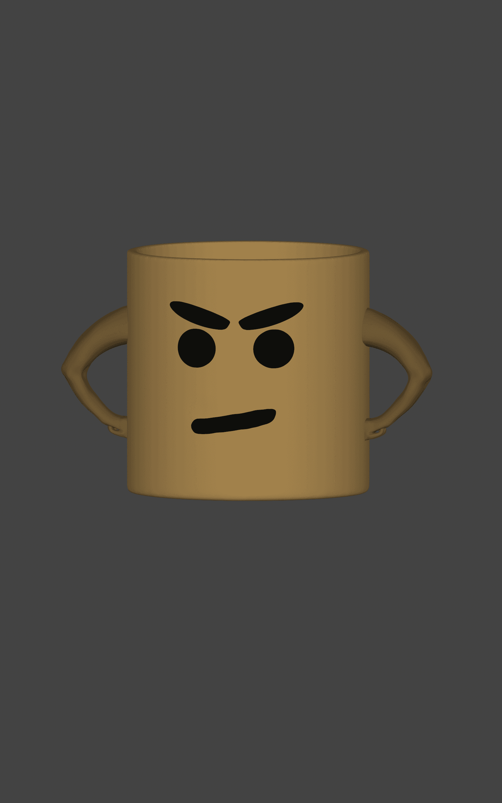 Upset PLanter 3d model