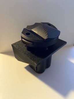 Grabo Battery Holder Vertical Screw Mount.stl 3d model