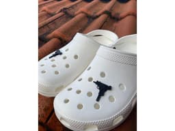Uzi charm for crocs 3d model