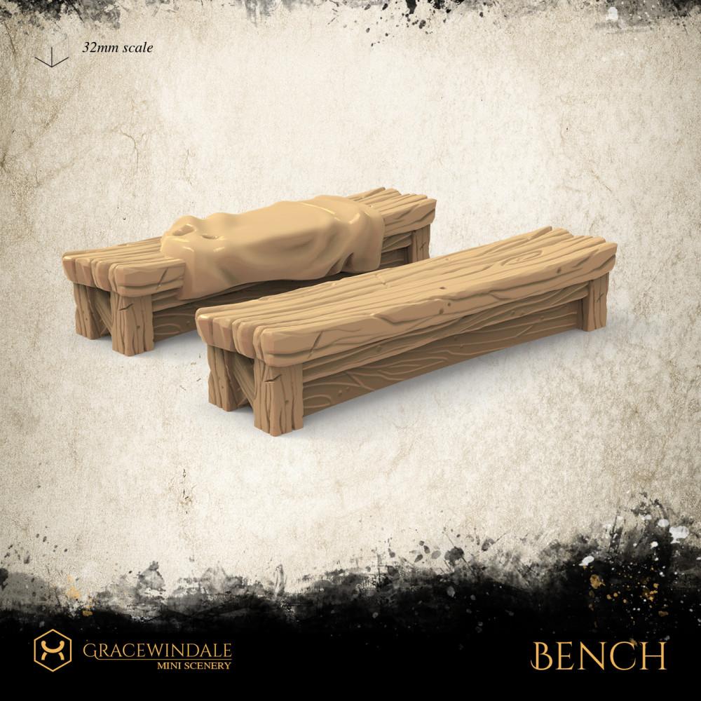 Bench 3d model