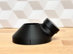 Drill Dust Collector (use with or without a vacuum - incl. alignment marks) 3d model