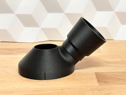 Drill Dust Collector (use with or without a vacuum - incl. alignment marks) 3d model