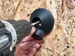 Drill Dust Collector (use with or without a vacuum - incl. alignment marks) 3d model