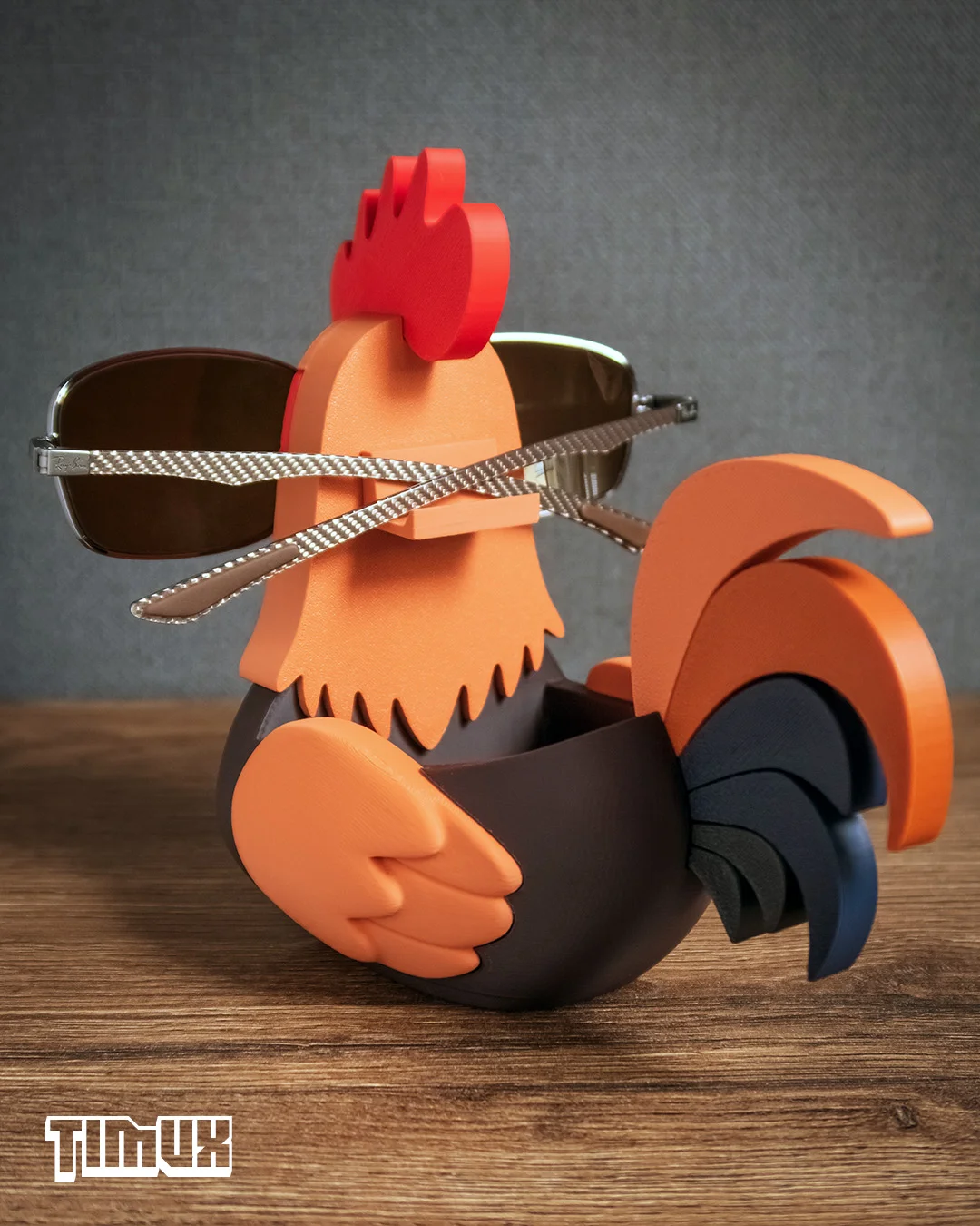 ROOSTER GLASSES HOLDER 3d model