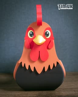 ROOSTER GLASSES HOLDER 3d model