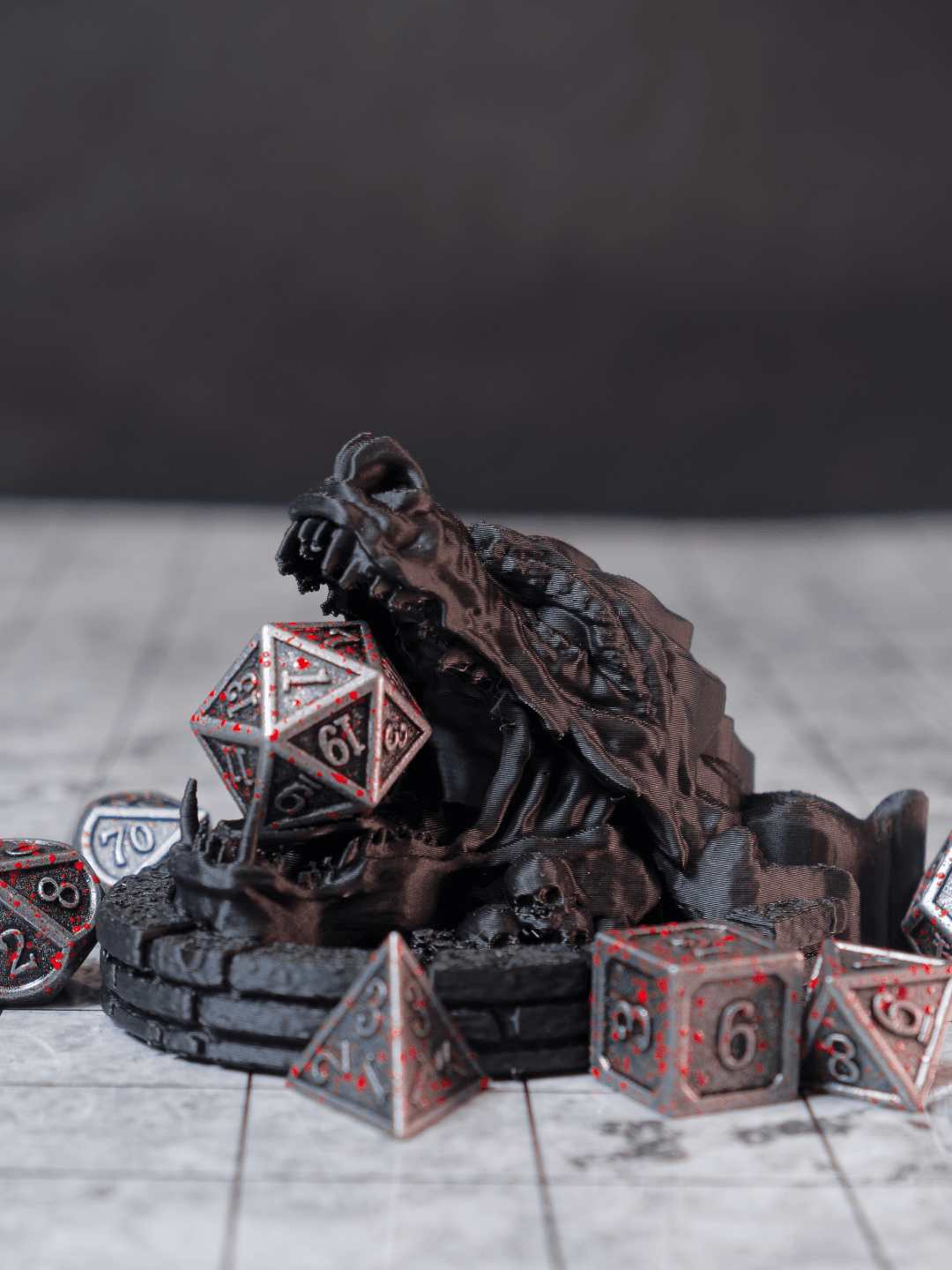Dragons Jaw D20 Dice Guardian 3d model