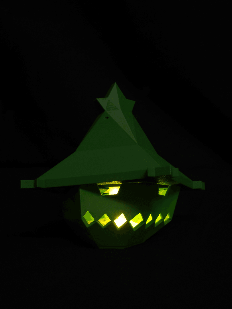 Cacturne Candle - Low Poly Pokemon Lantern 3d model