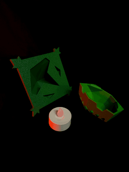Cacturne Candle - Low Poly Pokemon Lantern 3d model
