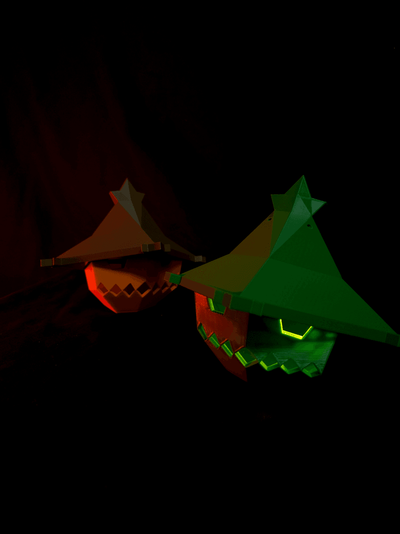 Cacturne Candle - Low Poly Pokemon Lantern 3d model