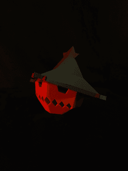 Cacturne Candle - Low Poly Pokemon Lantern 3d model