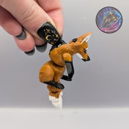 scruffed flexi maned wolf 3d model