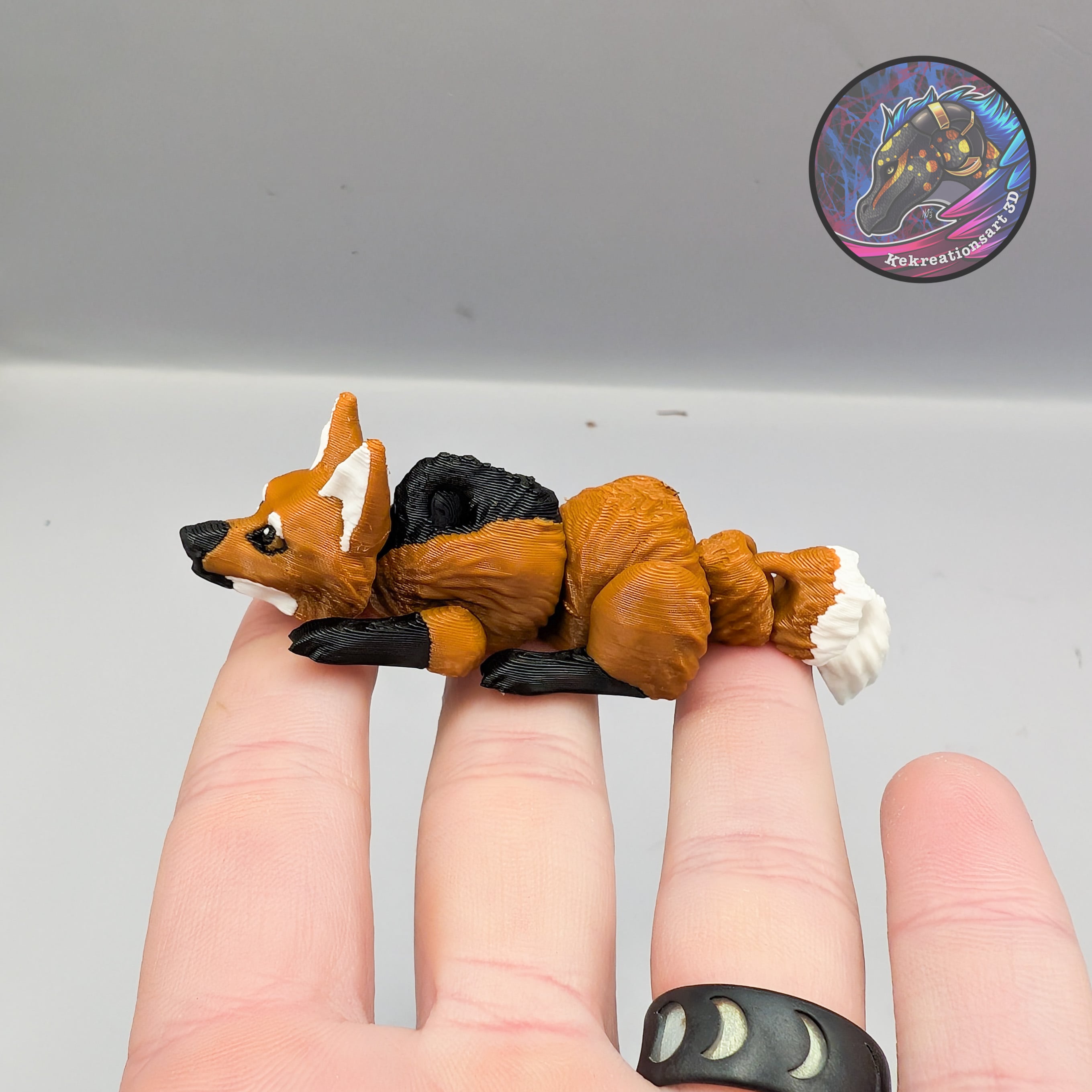 scruffed flexi maned wolf 3d model