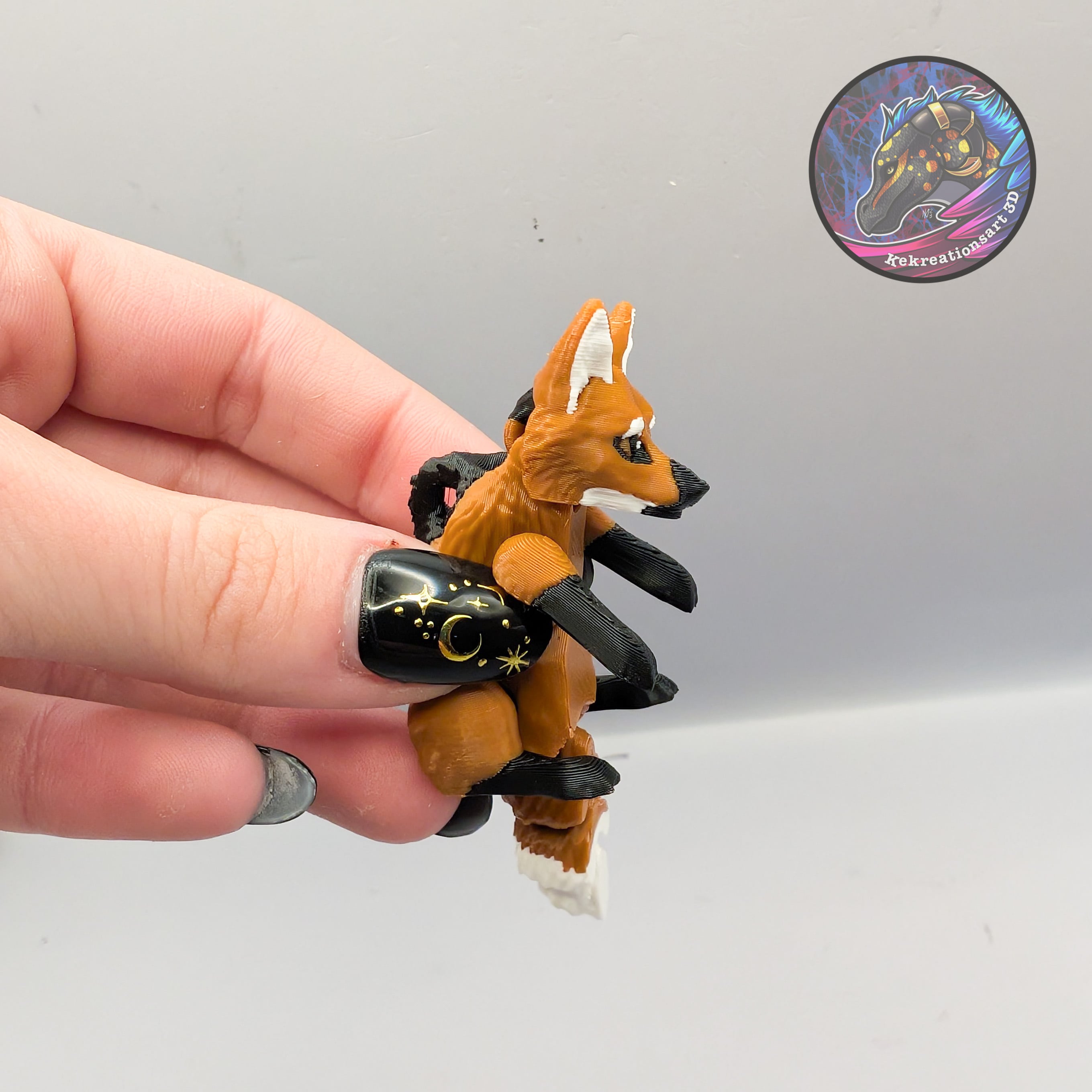 scruffed flexi maned wolf 3d model