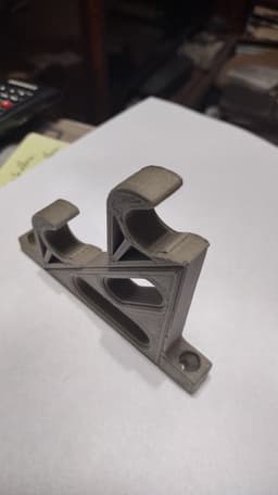 Ellipse Curtain Rod Hanger 3d model
