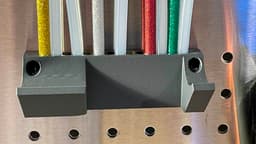 Hoto Glue gun pegboard 3d model