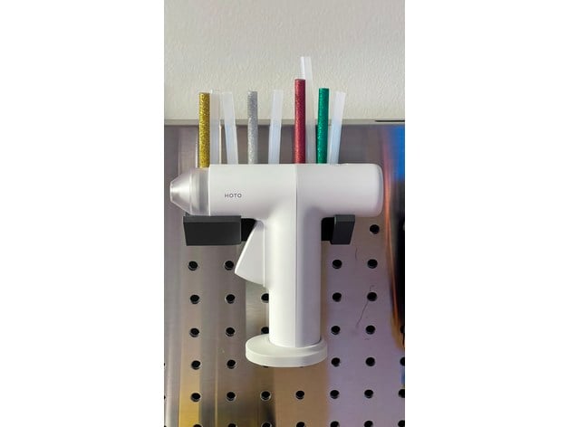 Hoto Glue gun pegboard 3d model