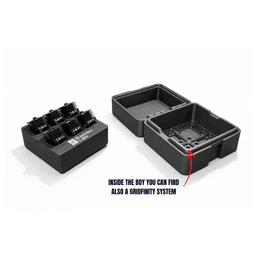 BAMBULAB P2 + H2 SERIES HOTEND BOX / NOZZLE BOX / PRINTER ACCESSORIES / ORGANIZER / GRIDFINITY 3d model