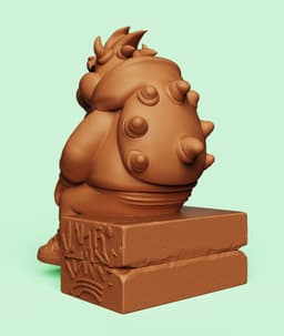 Streetwear Bowser Figure | Super Mario Urban Fan Art 3d model