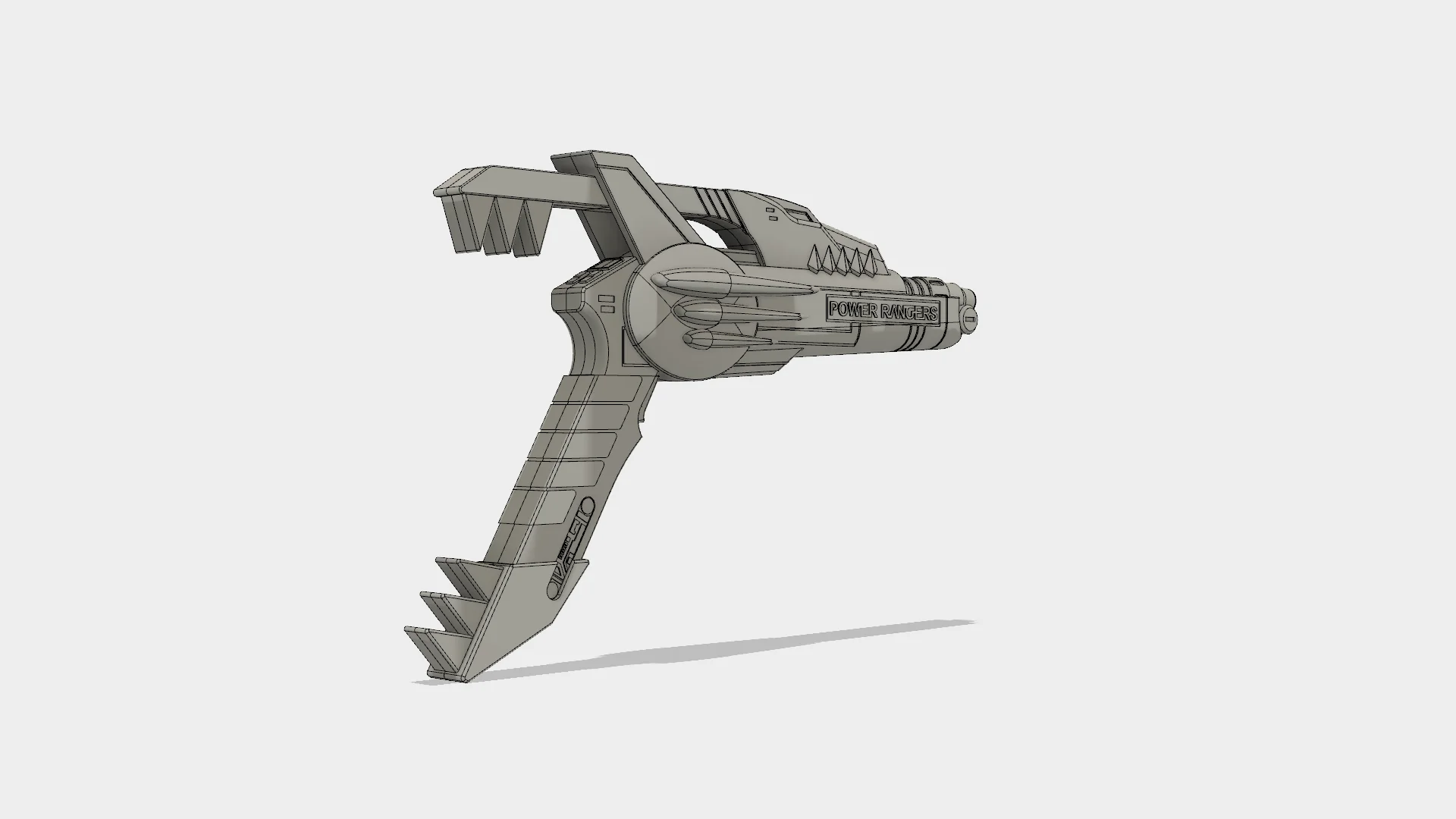 Power Rangers Blaster 3d model