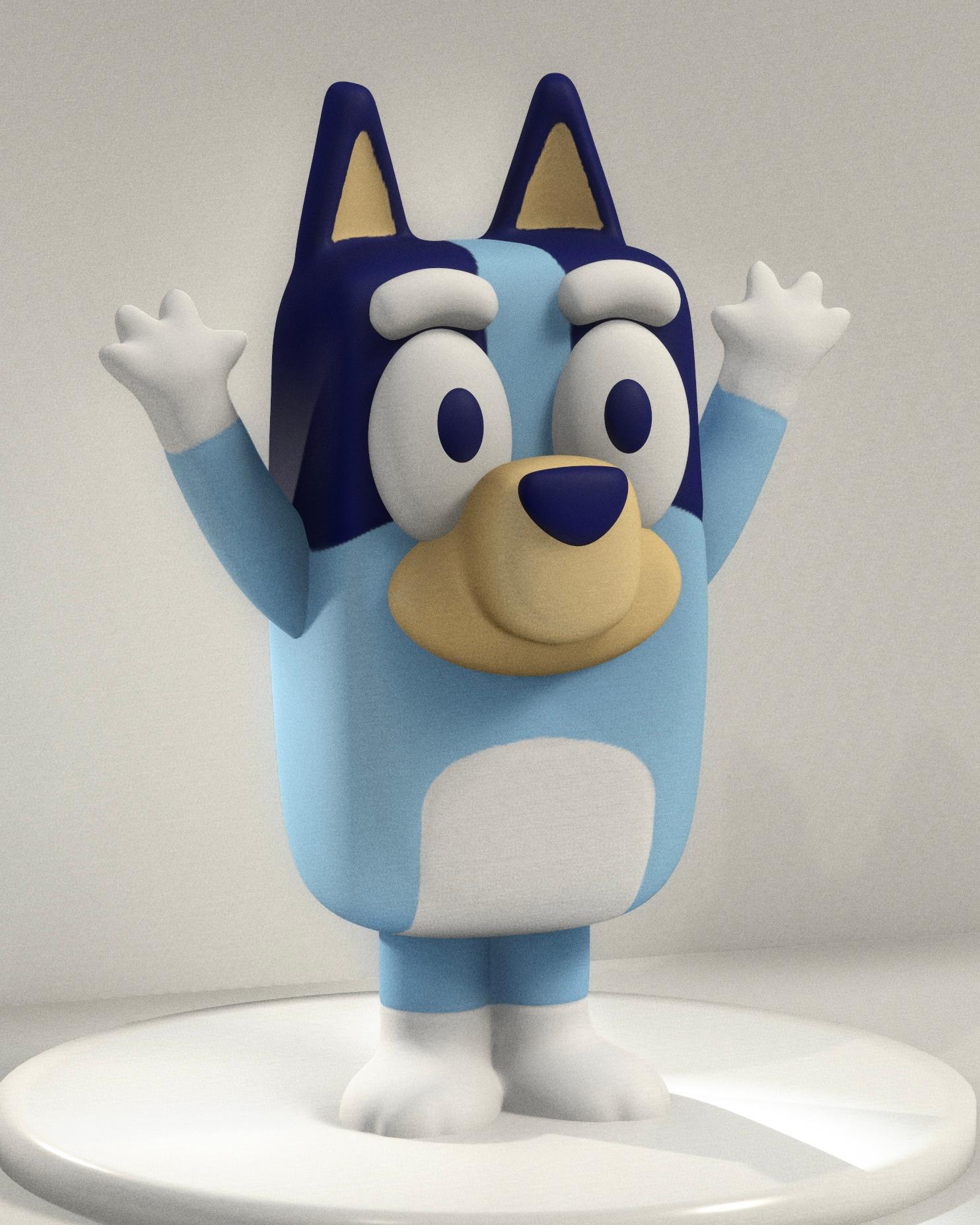 Bluey - No Support 3d model