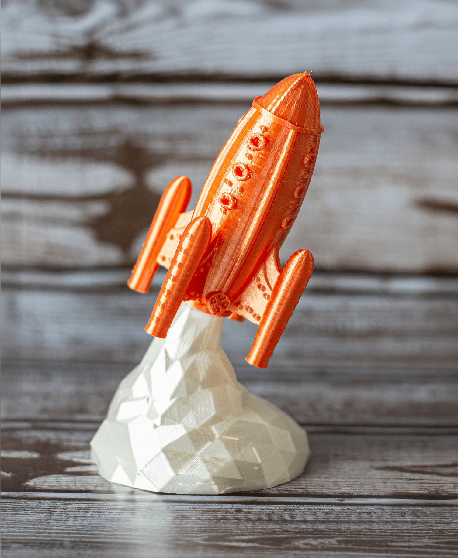 Walk In Rocketship Model Retro Rocket Ship - 3D model by alext1 on Thangs