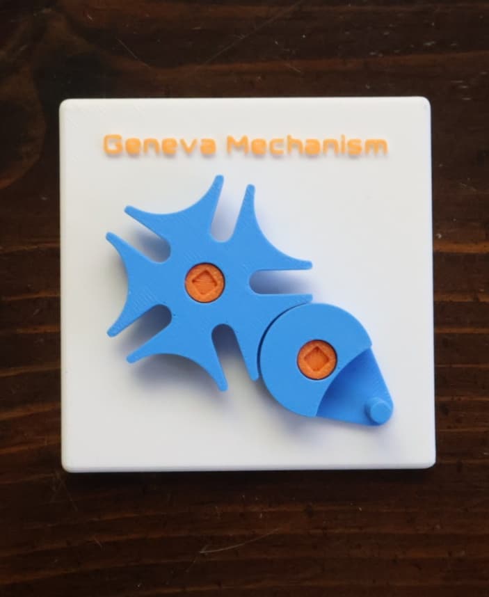 Geneva Mechanism 3d model