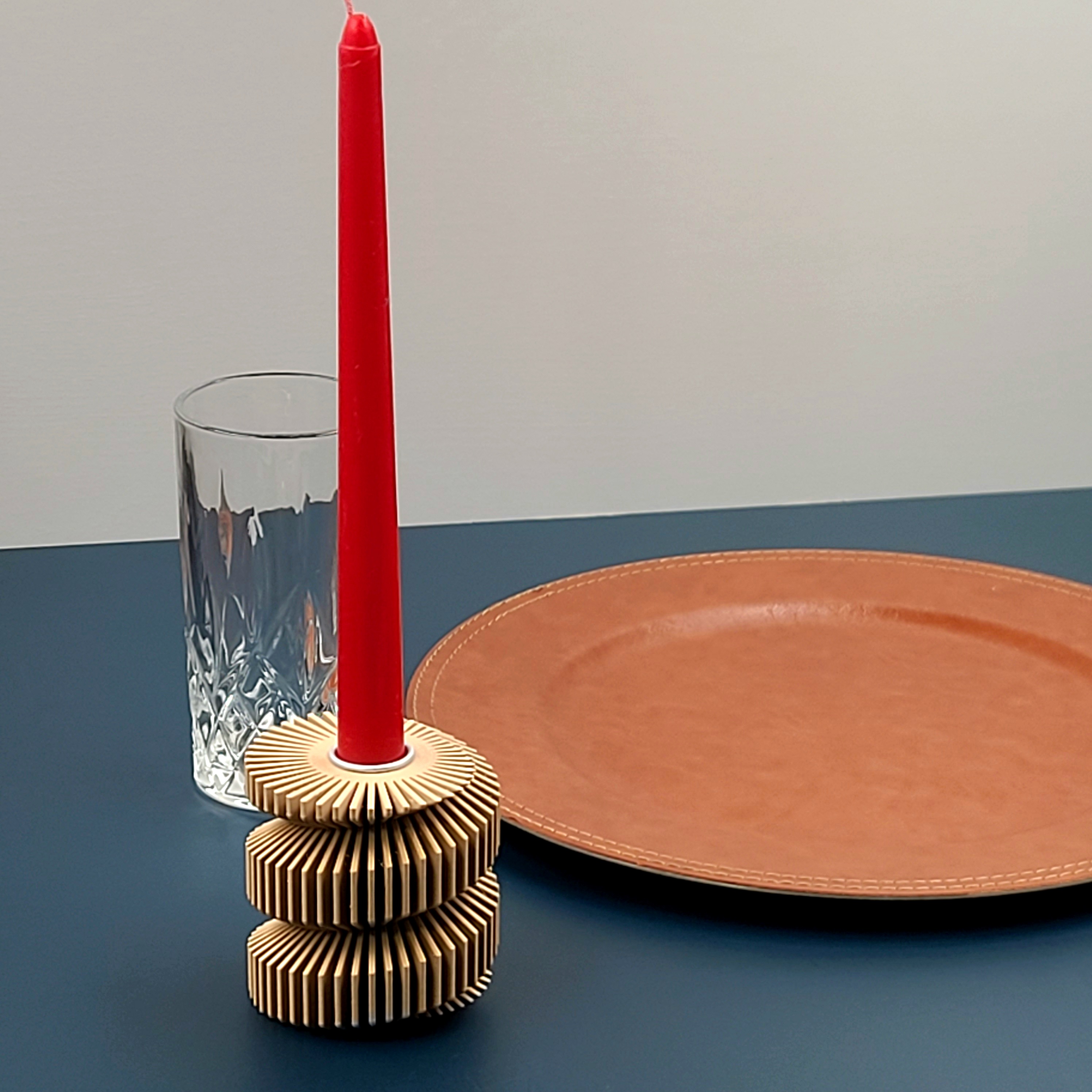 Fantastic Taper Candle Holder - Spiral 3d model
