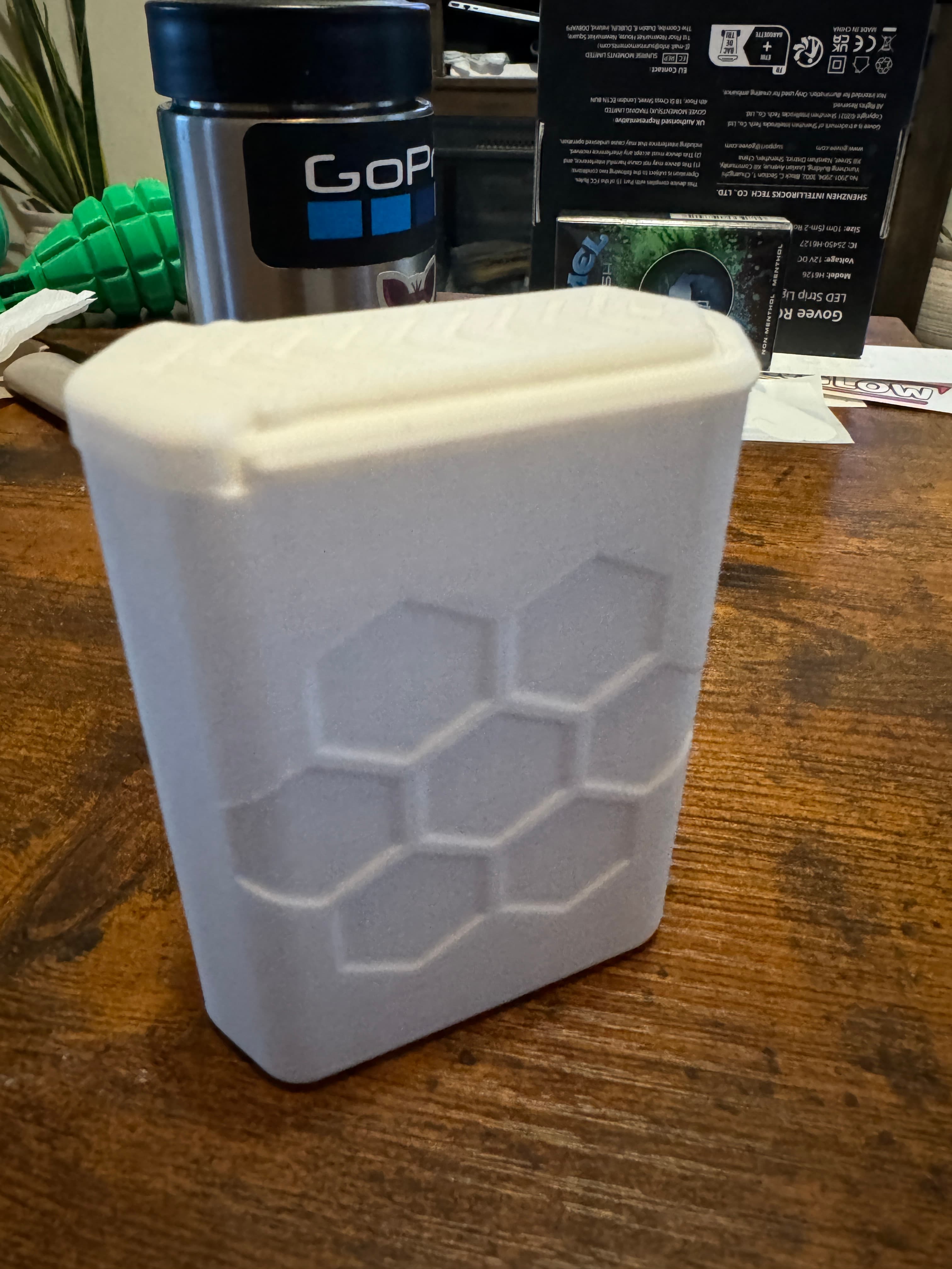 Printed this with my new Creality K1 Max. For the case I scaled the Z axis down a few millimeters. And for the lid, to get more of a pressure fit, I scaled the Z 1% up.
Thanks for sharing the files. No more crushed boxes!