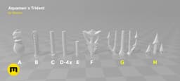 Aquaman – Neptune Trident 3d model