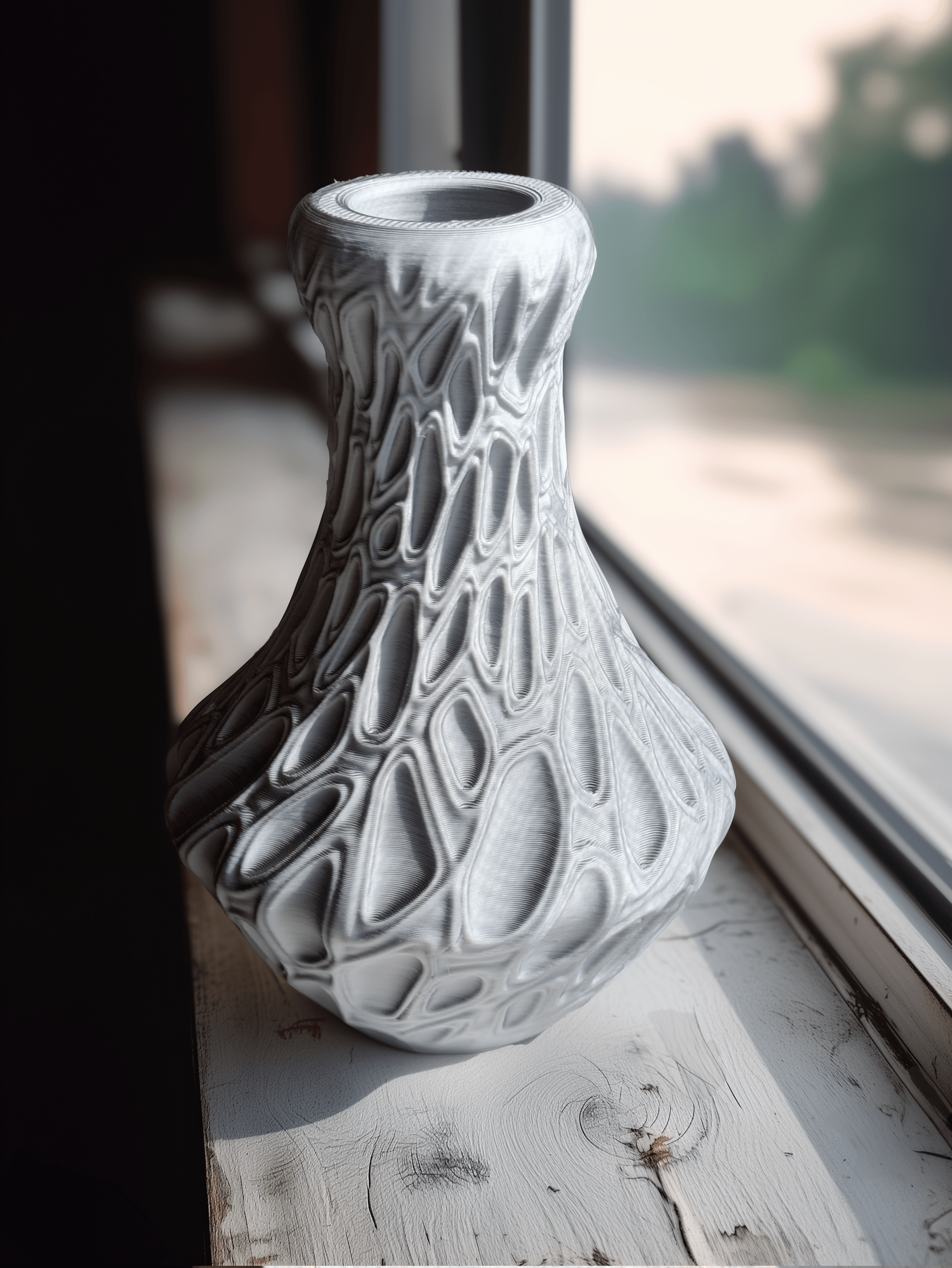 Trypa Vase - Biomorphic Vase 3d model