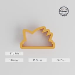 Sydney Opera House Cutter Set, 18-Piece Iconic Architecture for Cookies, Fondant & Clay, Various Sizes PRODUCT_2744 3d model