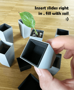 Miniature Planter 1/12 scale 3d model
