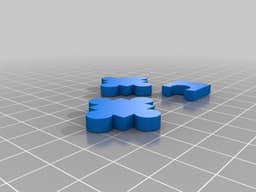 mushrooms multicolor for monoextruder 3d model