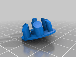 mushrooms multicolor for monoextruder 3d model