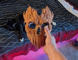 Skullbark Mask - Wood Spirit Fantasy Costume 3d model